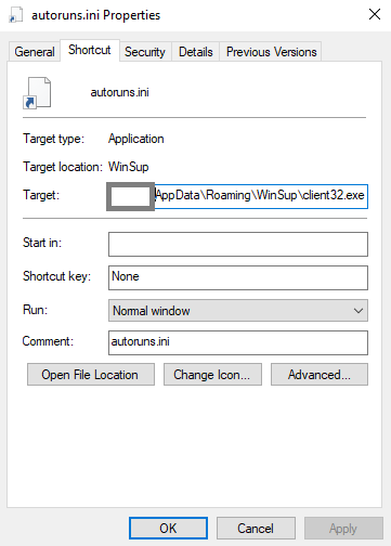 Autoruns.ini.lnk image